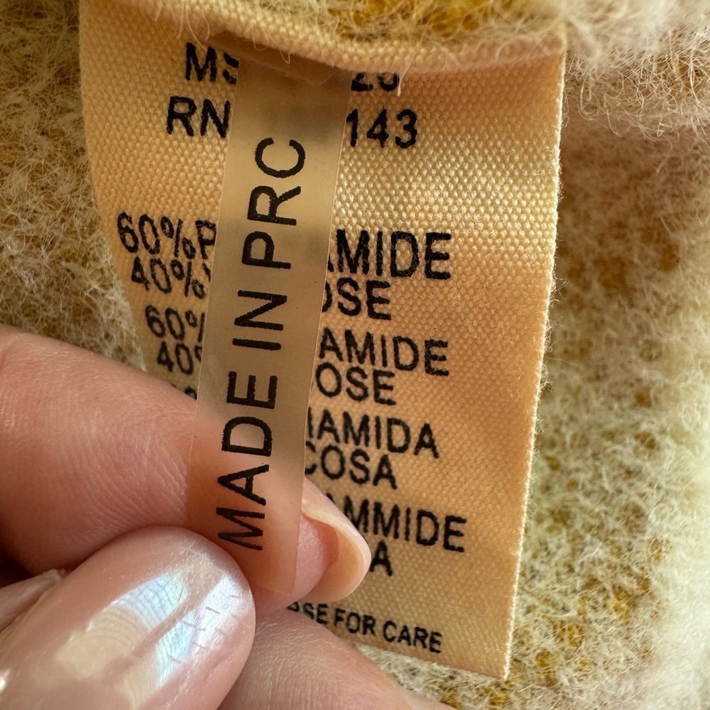 FRNCH Paris Cream and Tan Chevron Sweater - Picture 8 of 8